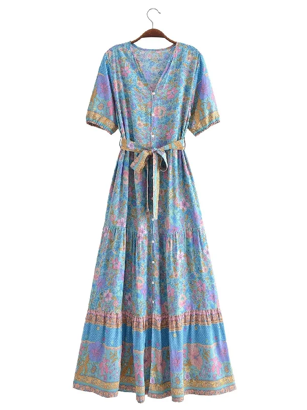 Best Sellers MIYA Maxi Dress - Blue