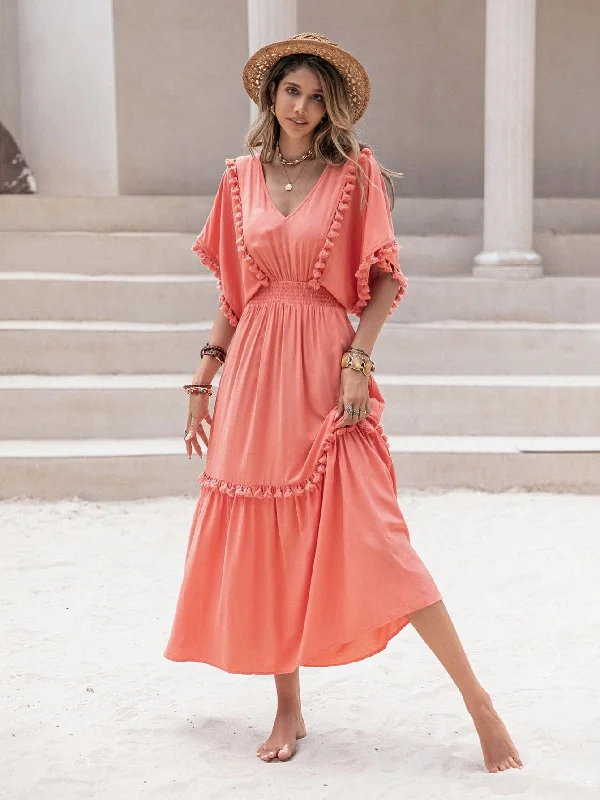 Summer Fashion WHITLEY Maxi Dress - Watermelon