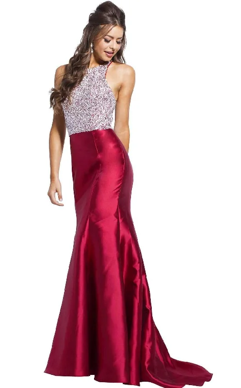 Crazy Discounts, Hurry Up Jovani 57615 Halter Long Prom Dress