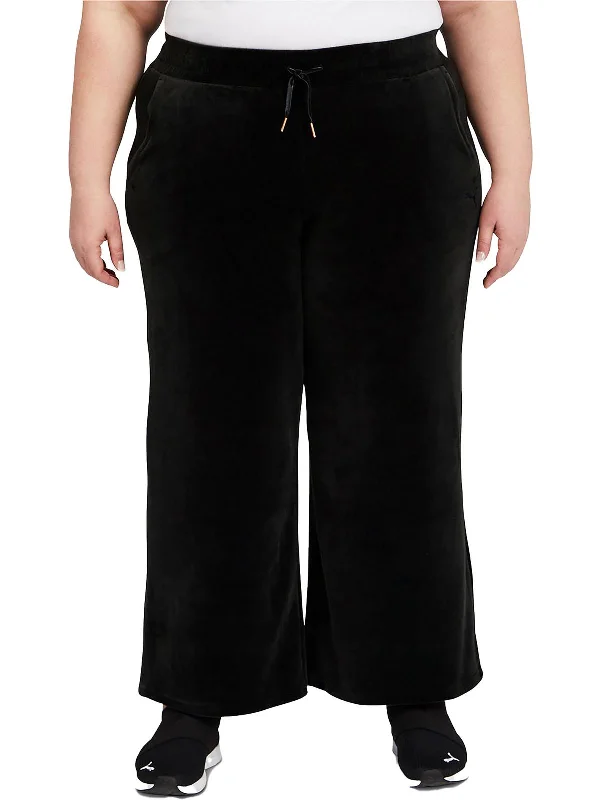 Huge Savings On Parisian Styles Plus Womens Corduroy High Rise Wide Leg Pants