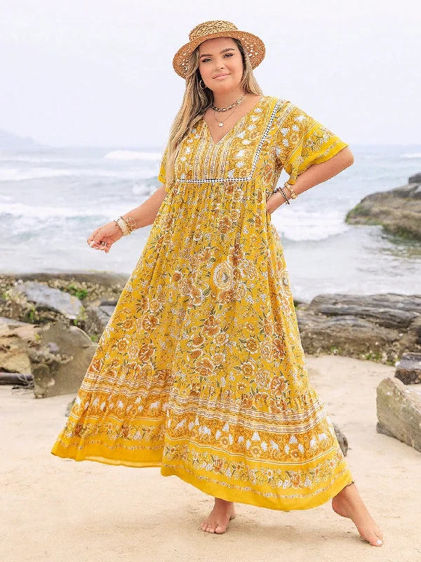 Exquisite Women's Wear Sale PLUS SIZE Victoria Maxi Dress