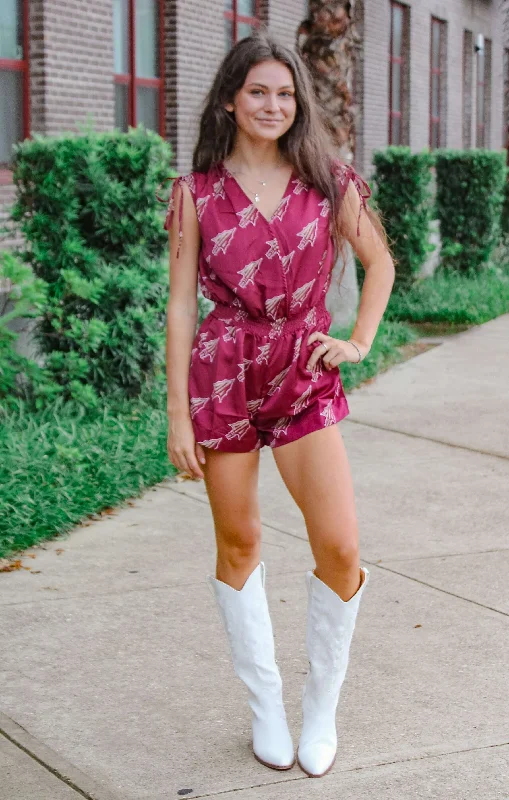 Seasonal Sale The FSU Spear Poly Romper