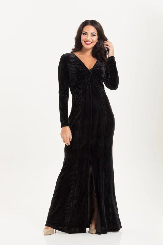 Style Breakthroughs Morticia Black Gown