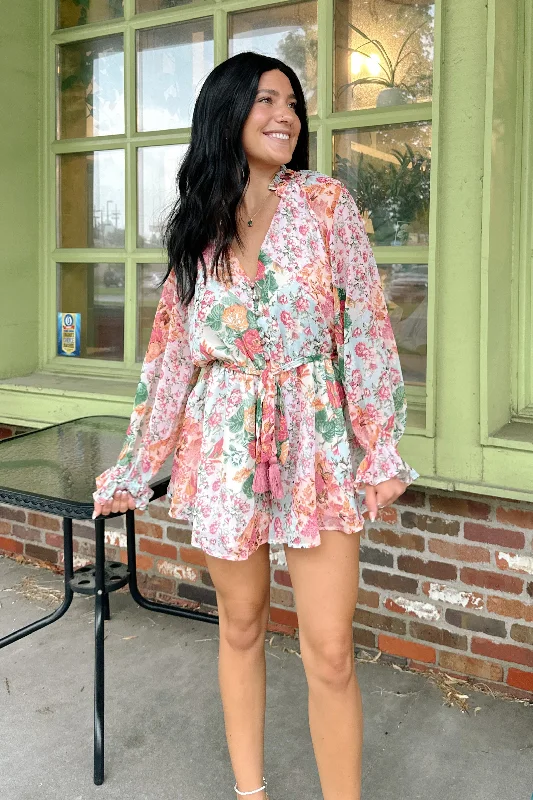 Day-To-Night Styles Romantic Garden Romper