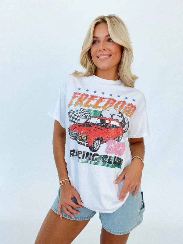 Sustainable Fashion Extravaganza Vintage Retro Racing Graphic Tee