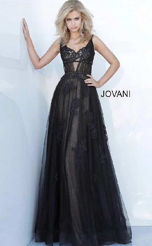 Athleisure Wear Special Offer Jovani 1025 Long Sleeveless Prom Dress