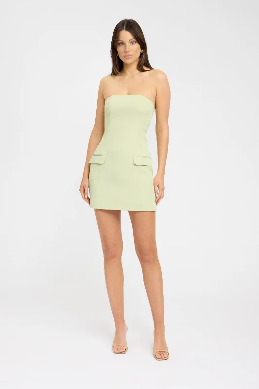 Don't Miss Out Oyster Pocket Mini Dress