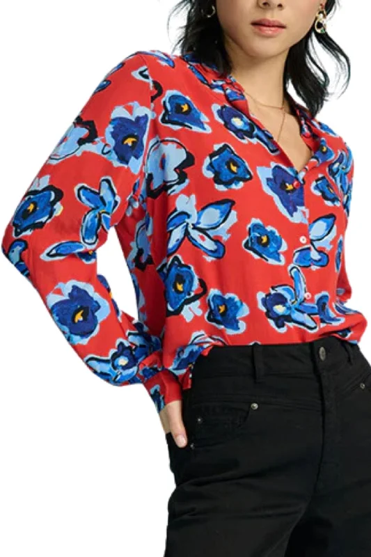 Premium Quality Garments MILA FLOWER BLOUSE - SP7463