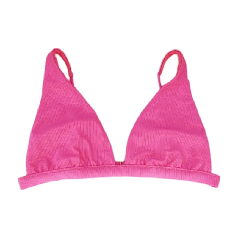 Trendy Women's Wear Collection Pink Solid Swim Top