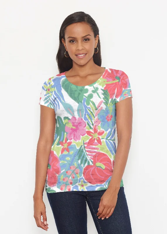 Chic Trends For The Fashion Savvy Hawaiian Fling (22141) ~ Signature Short Sleeve Scoop Shirt