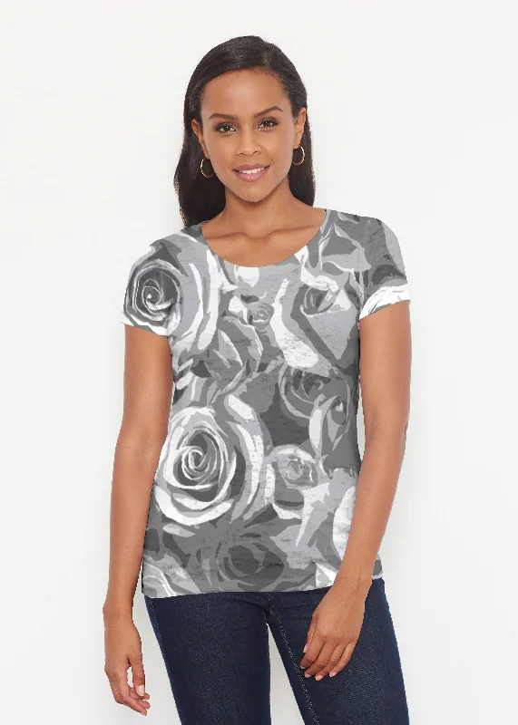 Redefining Women's Fashion Vintage Rose (5165) ~ Signature Short Sleeve Scoop Shirt