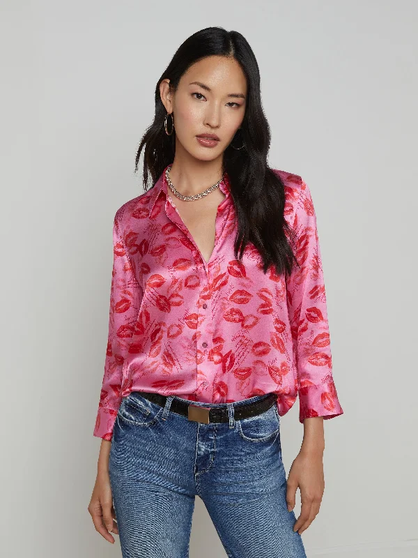 Catch Every Fashion Trend Dani Silk Blouse