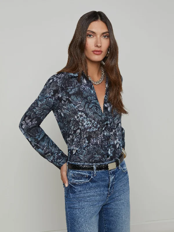 Stylish Basics Nina Silk Blouse