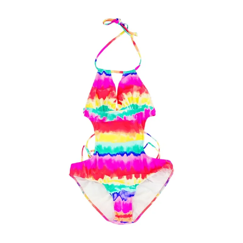 Fast Fashion Favorites Multi Tie Dye One-Piece