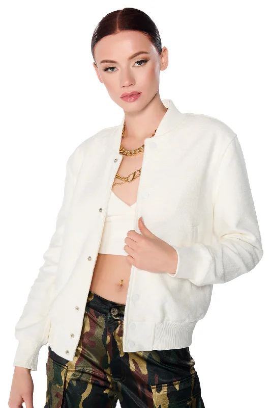 Luxe Women's Apparel SPRING TIME BOMBER