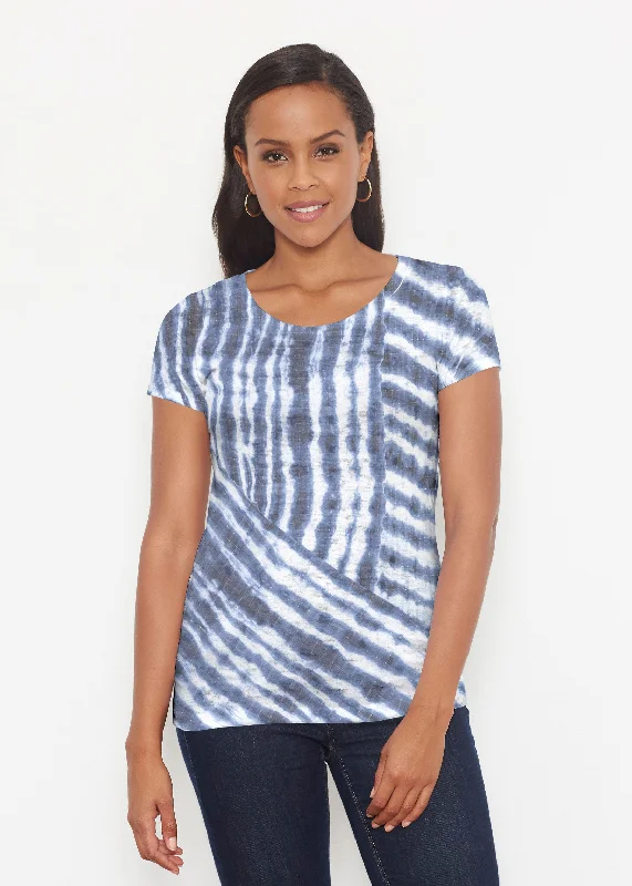 Limited Styles Tie-Dye Ripple (14183) ~ Signature Short Sleeve Scoop Shirt