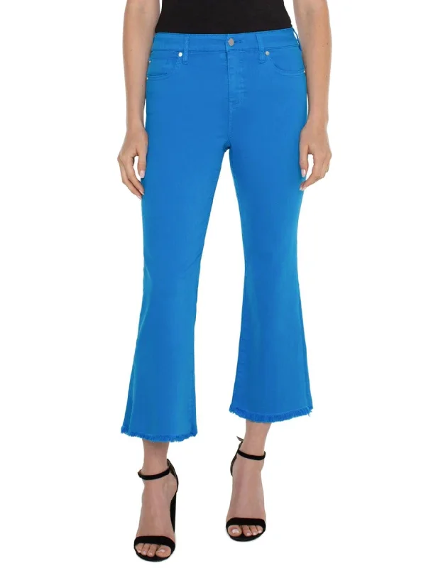 Trend Leading Collection Liverpool Hannah Crop Flare Jeans DIVA BLUE