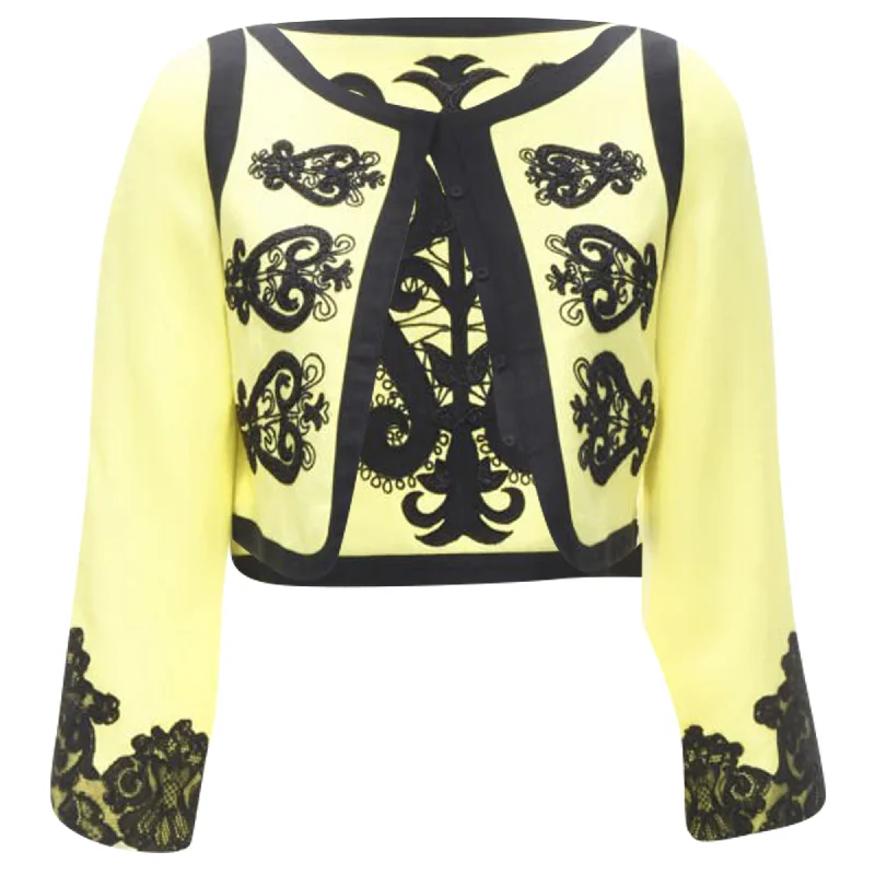 Must-Have Styles Christian Lacroix Matador embroidery cropped jacket