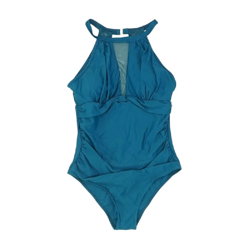 Buy More, Save More Blue Solid One-Piece