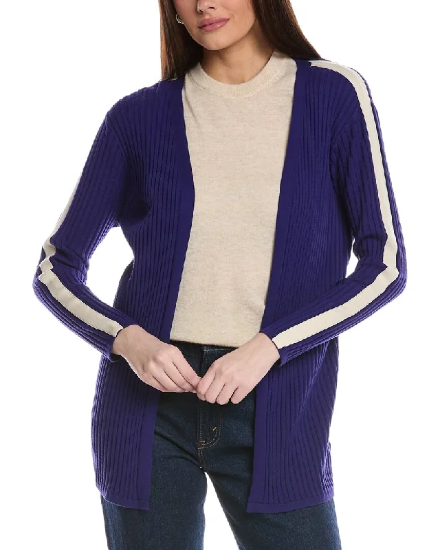 Best Sellers St. John Textured Rib Knit Cardigan