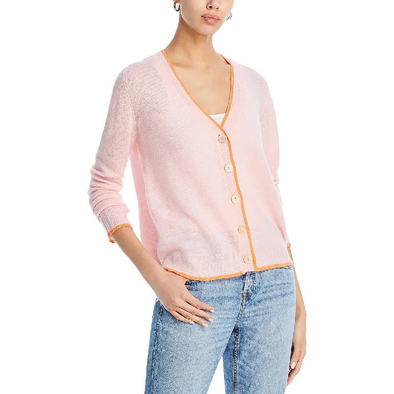 Style Revolution Womens Button Cashmere Cardigan Sweater