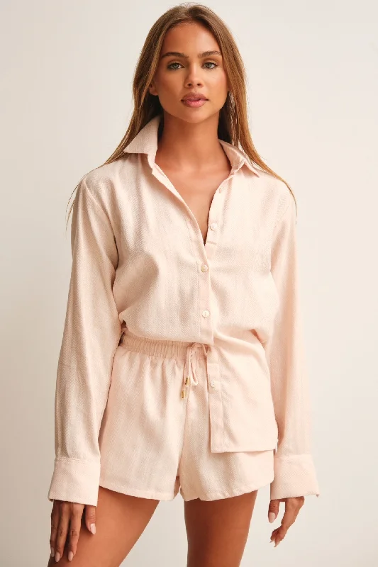 Comfort Centric Apparel Monaco Shirt Blush