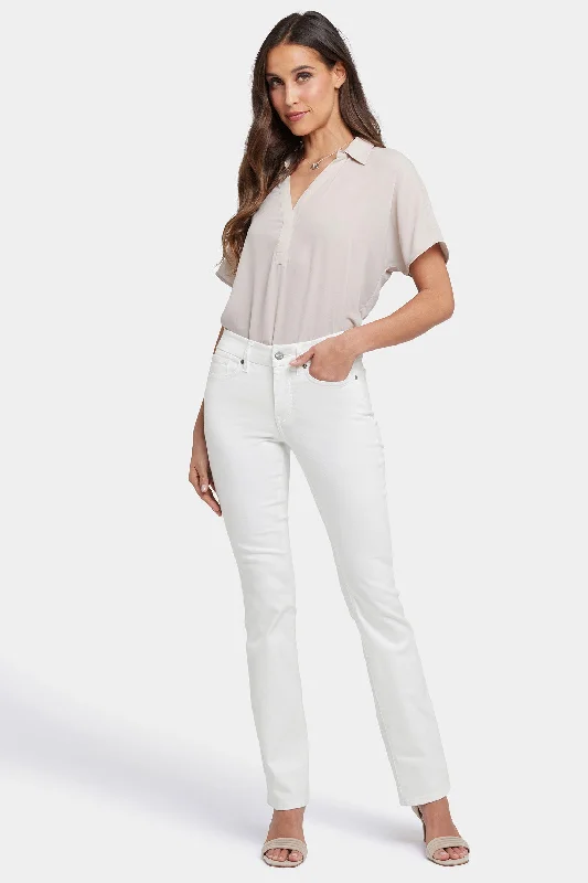 Explore What's New Waist-Match™ Marilyn Straight Jeans In Petite - Optic White