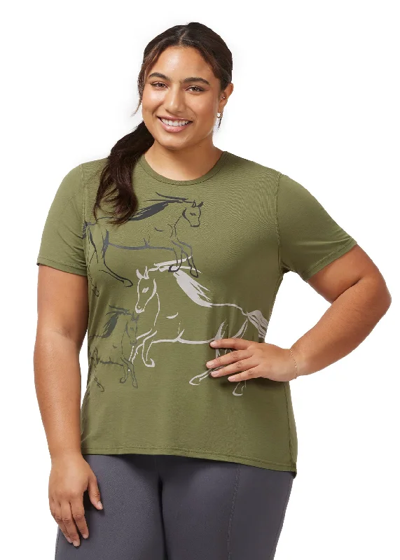 Durable Fashion Picks Liberty Horse Tee