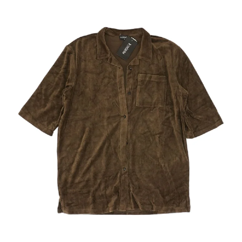 Durable Fashion Picks Brown Solid Cover-Up