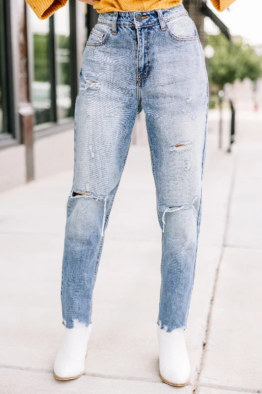 Style Breakthroughs Easy To Love Medium Wash Crop Jeans