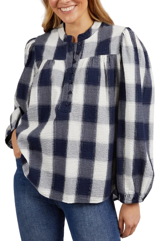 End Of Season Clearance CEDAR CHECK BLOUSE - 8138015