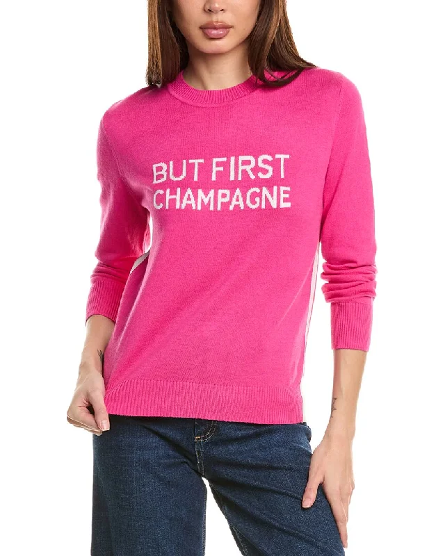 Limited Quantities Hannah Rose Let's Toast Cashmere-Blend Sweater