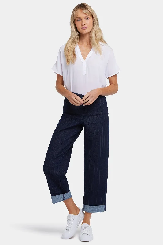 Fashion For Every Occasion Jemma Barrel Ankle Jeans - Biscay Stripe