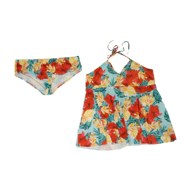 Trend Leading Collection Red Tropical Two-Piece