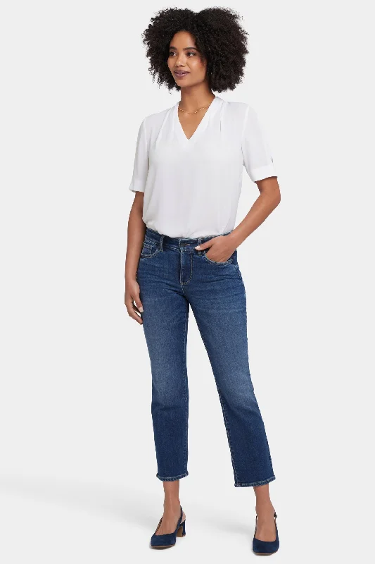 Find Your Unique Flair Marilyn Straight Ankle Jeans - Rio Rapids