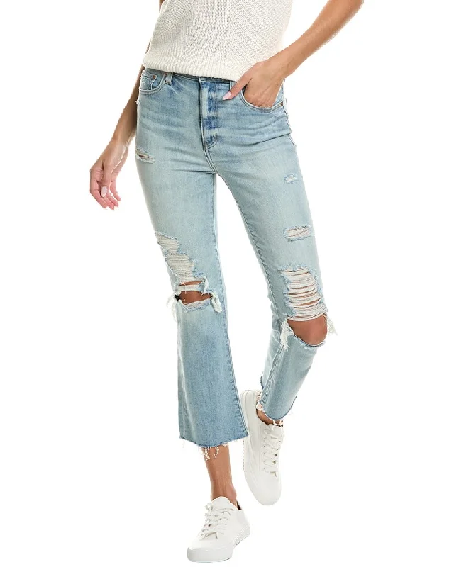 Athleisure Wear Special Offer DAZE DENIM Shy Girl High Rise Crop Flare Jean