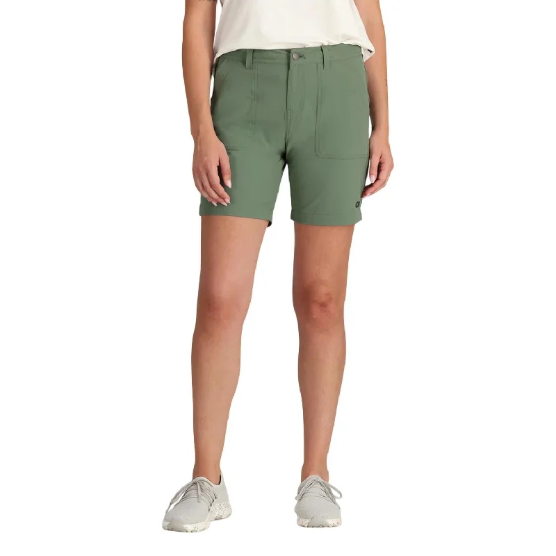 Disco - Inspired Retro Dance Look Ferrosi Shorts 7" In Balsam